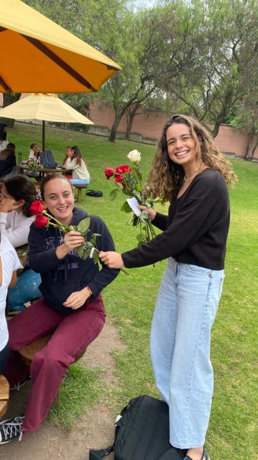 StuGov members delivered roses to members of the Menor Community as part of Valentine's Day celebrations. 