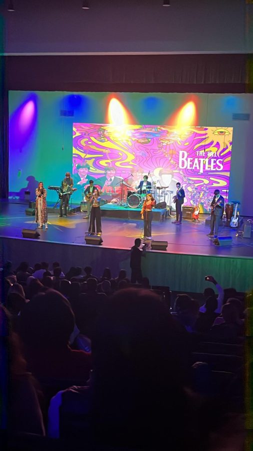 Members of the music department rocked the house with their very special tribute to the Beatles. 