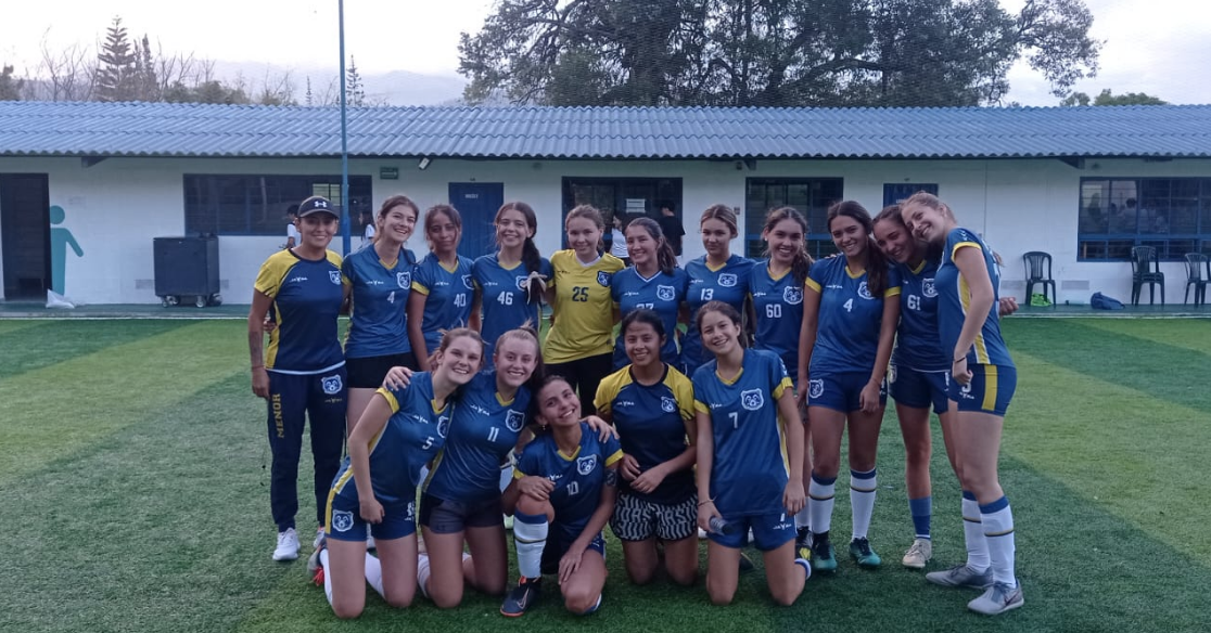 The varsity girls soccer team, seen here, is among the squads that have relocated practice to the Potrero in Lumbisi for the new school year. 
